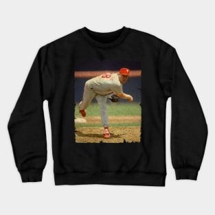 Curt Schilling in Philadelphia Phillies, 1993 NLCS Crewneck Sweatshirt